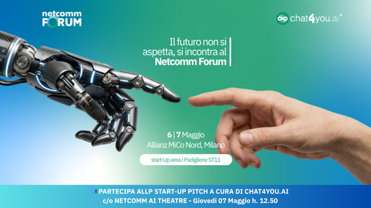 Interdigitale presenta CHAT4YOU.AI al Netcomm Forum dal 6 al 7 Maggio 2026 - Allianz Mico Milano
