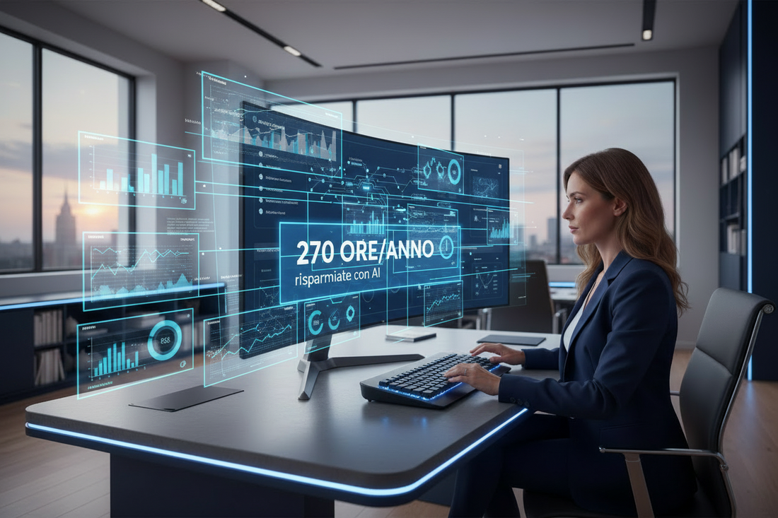 L'Intelligenza Artificiale per PMI fa risparmiare 270 ore l'anno